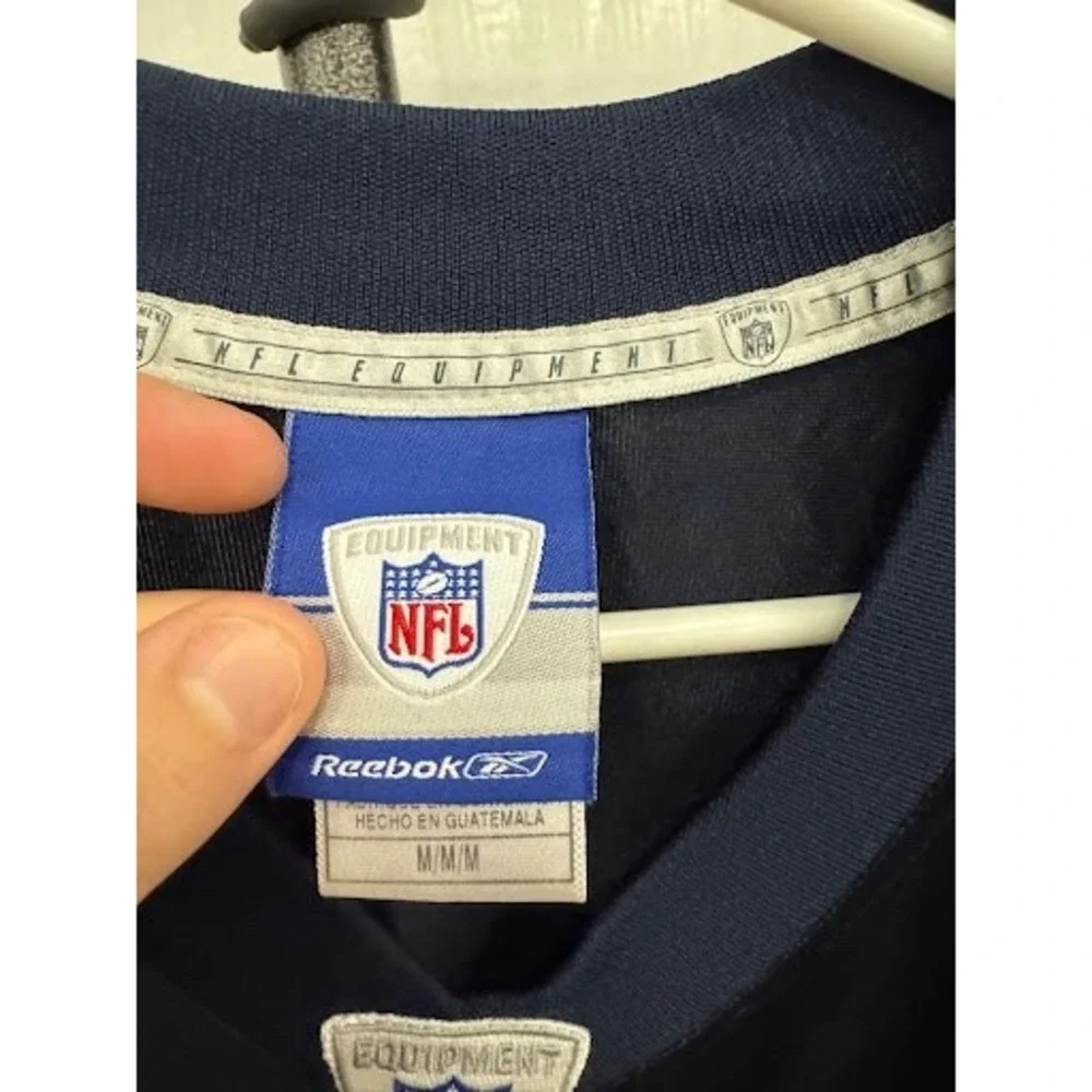 Reebok NFL Chicago Bears Brian Urlacher 54 Jersey Mens Medium Blue Vintage